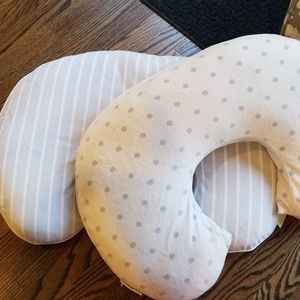 1 Pottery Barn Boppy Pillow - Blue striped only